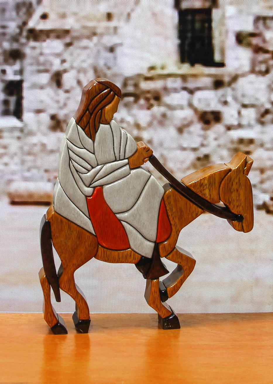 Woodflair | Jesus on Donkey